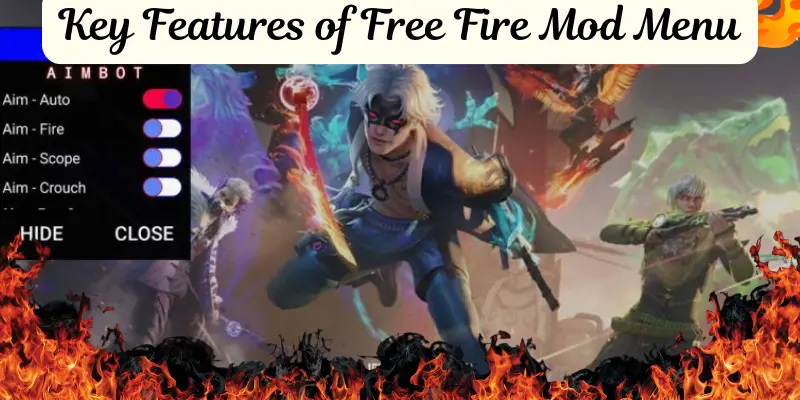 Free Fire Mod Menu - Features Installation and Advantages 1 Key Features of Free Fire Mod Menu